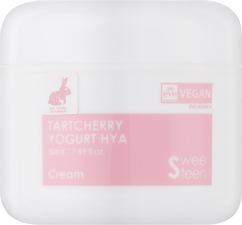 Крем для лица с керамидами, гиалуроновой кислотой и вишней - Sweeteen Tartcherry Yogurt HYA Cream — фото N2