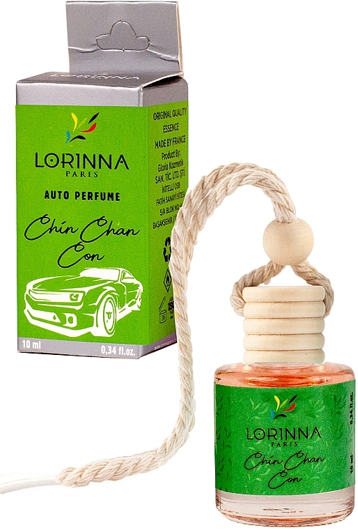 Ароматизатор для автомобиля - Lorinna Paris Chin Chan Con Auto Perfume — фото N1