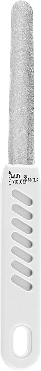 Тертка для педикюру, S-FL4-29, металева, сіра - Lady Victory — фото N1
