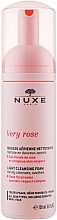 Духи, Парфюмерия, косметика Легкая очищающая пена для лица - Nuxe Very Rose Light Cleansing Foam