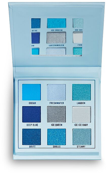 Палетка теней для век - Makeup Obsession Ocean Blues Eyeshadow Palette — фото N4