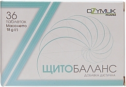 Парфумерія, косметика Дієтична добавка "Щитобаланс", у таблетках - Ozymuk Pharm