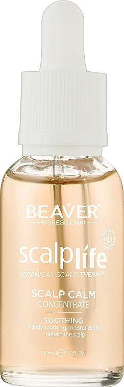 Лікувальний лосьйон для чутливої та сухої шкіри голови - Beaver Professional Soothing Scalp Calm Concentrate Soothing — фото N1
