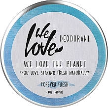 Духи, Парфюмерия, косметика Натуральный кремовый дезодорант "Forever Fresh" - We Love The Planet Deodorant Forever Fresh