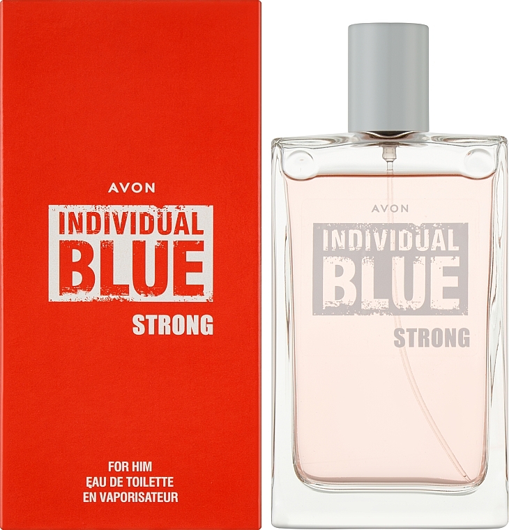 Avon Individual Blue Strong - Набор (edt/100ml + sh/gel/250ml) — фото N2