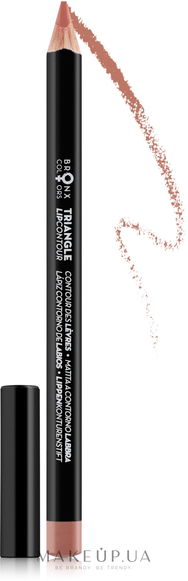 Олівець для губ - Bronx Colors Triangle Lip Contour Pencil — фото TLP11 - Nudist