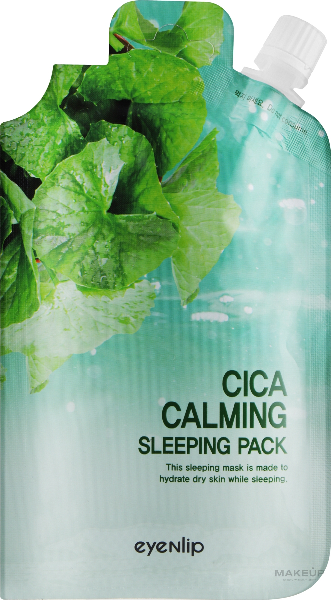 Заспокійлива нічна маска з центелою азіатською - Eyenlip Cica Calming Sleeping Pack — фото 25g