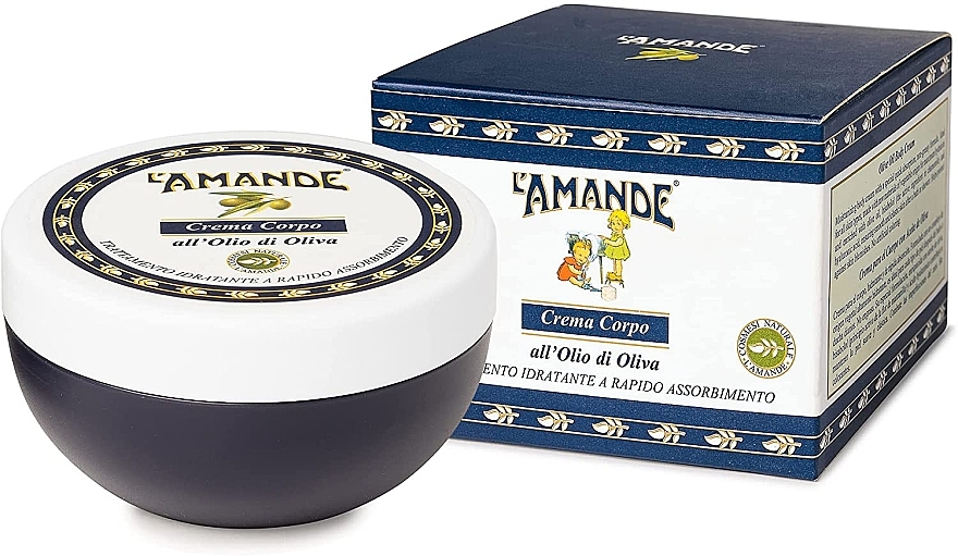 Крем для тіла з оливковою олією - L'Amande Marseille Olive Oil Body Cream — фото N1