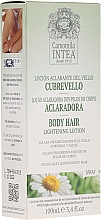 Лосьйон для освітлення волосся на тілі з екстрактом ромашки - Intea Body Hair Lightening Spray With Natural Camomile Extract — фото N1