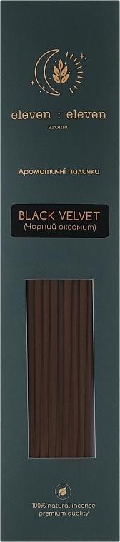 Аромапалички "Чорний оксамит" - Eleven Eleven Aroma Black Velvet — фото N1