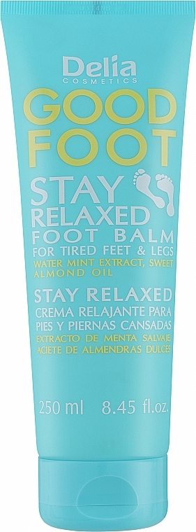 Бальзам для втомлених стоп - Delia Good Foot Stay Relaxed Foot Balm — фото N1