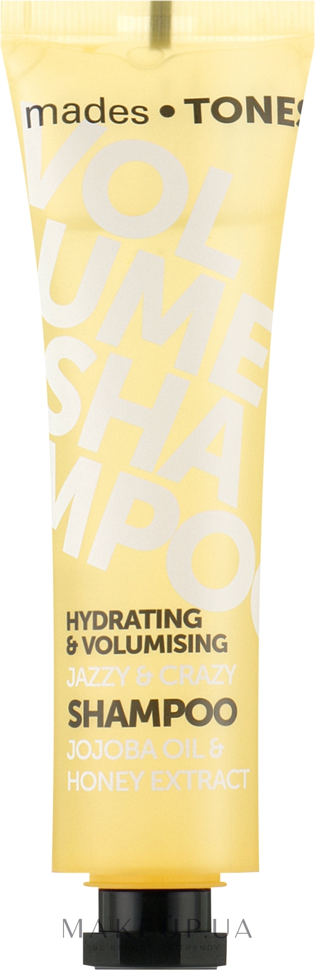 Шампунь для об'єму "Джазово-шалений" - Mades Cosmetics Tones Volume Shampoo Jazzy&Crazy Tube — фото 65ml