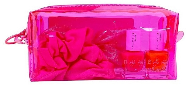 Набір - Inuwet Pink Neon Beauty Mania Kit (nail/polish/5ml*2+acc/1pcs+bag/1pcs) — фото N1