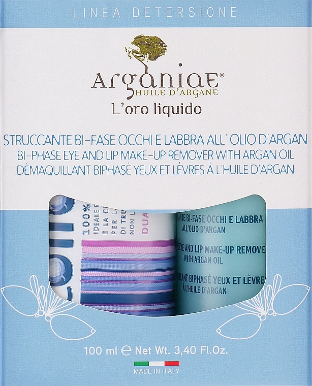Набір - Arganiae L'oro Liquido (toner/100 ml + cotton/pads/50 pcs) — фото N1