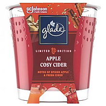 Ароматична свічка - Glade Candle Small Scented Candle Apple Cosy Cider — фото N1