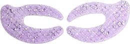 Гидрогелевые патчи для кожи вокруг глаз с блестками - IDC Institute C Shaped Glitter Hydrogel Eye Pad Purple  — фото N2