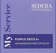 Парфумерія, косметика Знебарвлюючий порошок Purple Deco 8+ - Sedera Professional My Service Bleaching Powder 