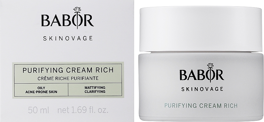 УЦЕНКА Крем рич для проблемной кожи - Babor Skinovage Purifying Cream Rich  * — фото N2