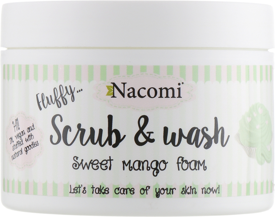 Пілінг-піна "Манго" - Nacomi Scrub and Wash Sweet Mango Foam — фото N1