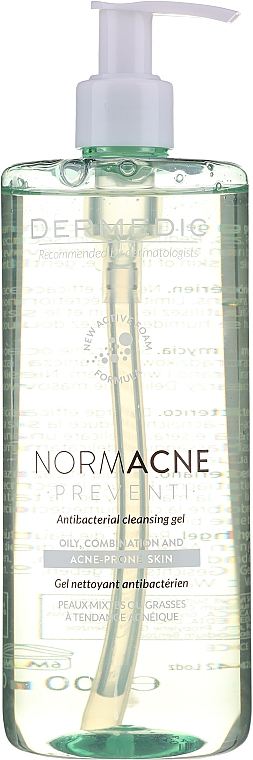 Антибактеріальний гель для вмивання - Dermedic Normacne Preventi Antibacterial Cleansing Gel — фото N1