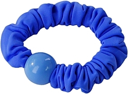 Резинка для волос с бусиной, синяя - Lolita Accessories — фото N1