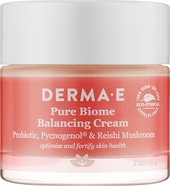 Сбалансированный крем - Derma E Pure Biome Balancing Cream — фото N1