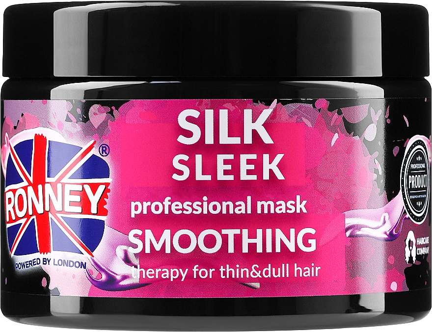 Маска для волосся з протеїнами шовку - Ronney Professional Silk Sleek Smoothing Mask
