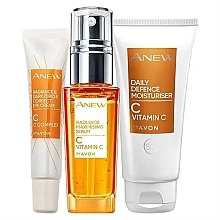 Духи, Парфюмерия, косметика Набор - Avon Anew (eye/cr/15ml + f/cr/50ml + f/ser/30ml)