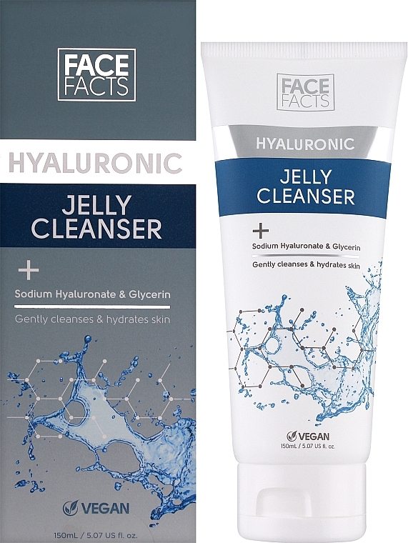 Гиалуроновое очищающее желе - Face Facts Hyaluronic Jelly Cleanser  — фото N2