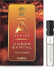 Духи, Парфюмерия, косметика Ajmal Amber Santal - Парфюмированная вода (пробник)