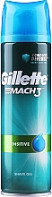 Гель для гоління, для дуже чутливої шкіри - Gillette Mach3 Sensitive Shave Gel — фото N1