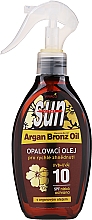 Духи, Парфюмерия, косметика Масло для загара - Vivaco Sun Argan Oil SPF 10
