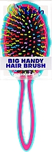 Щітка для волосся, бірюзово-рожева - Twish Big Handy Hair Brush Turquoise-Pink — фото N2