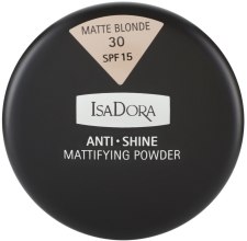 Парфумерія, косметика РОЗПРОДАЖ Пудра для обличчя матова-антиблиск - IsaDora Anti Shine Mattifying Powder SPF 15*