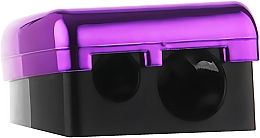 Точилка двойная для карандашей, №202, фиолетовая - Parisa Cosmetics — фото N2