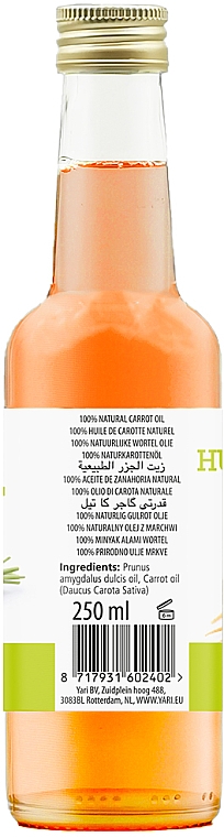 Натуральна олія "Морква" - Yari 100% Natural Carrot Oil — фото N2