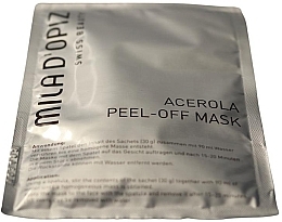 Маска-пілінг для обличчя - Mila D’Opiz Swiss Beauty Acerola Peel-off Mask — фото N1