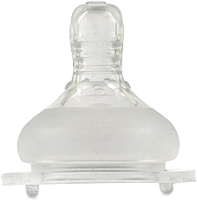 Соска силіконова антиколькова для пляшечки з широкою шийкою, 6+ міс. - Baby Team 2026 — фото N2