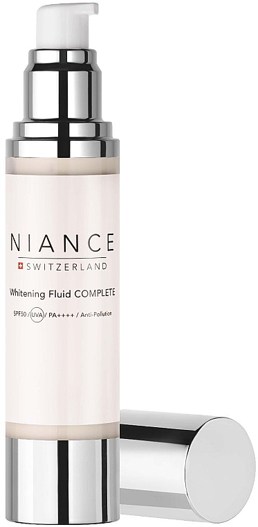 Освітлювальний флюїд для обличчя - Niance Whitening Fluid Complete SPF50/UVA/PA++++/Anti-Pollution — фото N3