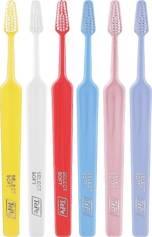 Набір зубних щіток, 6 шт., варіант 8 - TePe Select Soft — фото N1