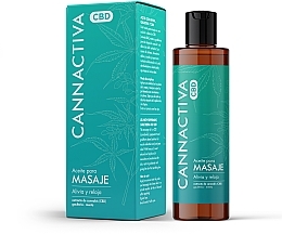 Парфумерія, косметика Масажна олія - Cannactiva CBD Massage Oil
