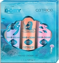 Набір зволожувальних кремів для рук - Catrice Disney Pixar Finding Dory Hand Cream Set (3xh/cr/30ml) — фото N1