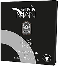 Парфумерія, косметика Гель-фарба для чоловічого волосся - Sensus Man Hair Color Gel