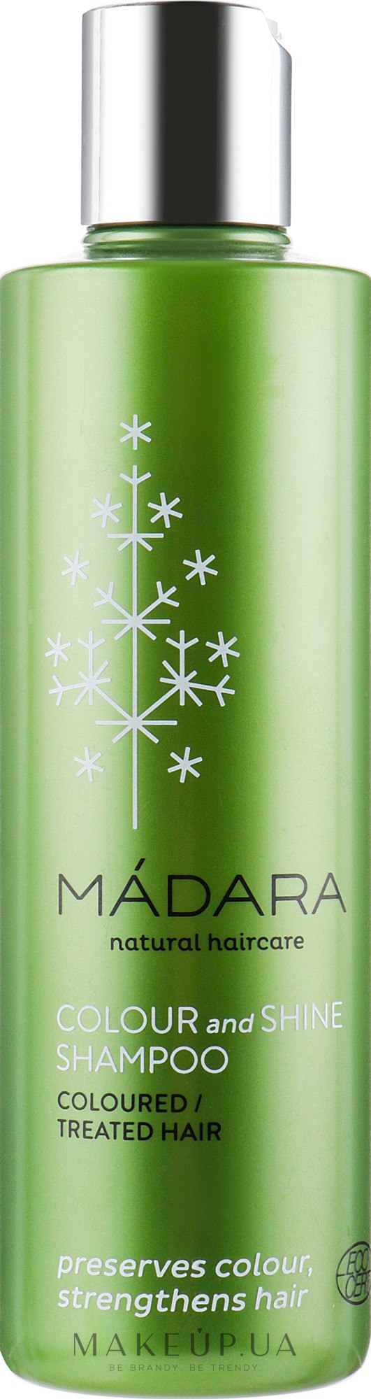 Шампунь для окрашенных и химически обработанных волос - Madara Cosmetics Colour & Shine Shampoo — фото 250ml