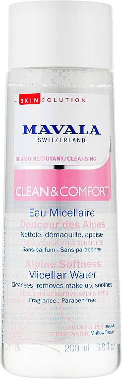 Пом'якшувальна альпійська міцелярна вода - Mavala Clean & Comfort Alpine Softness Micellar Water