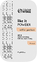 Матирующая пудра для лица - Colour Intense Selfie Perfect Like It Powder SPF 15 — фото N2
