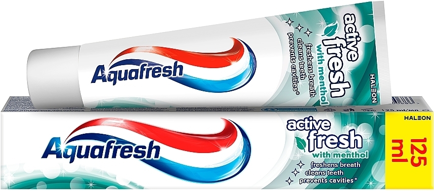 Зубная паста "Заряд свежести" - Aquafresh Active Fresh with Menthol