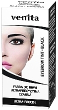 Фарба для брів "Ультраточність" - Venita Eyebrow Tint Black — фото N1