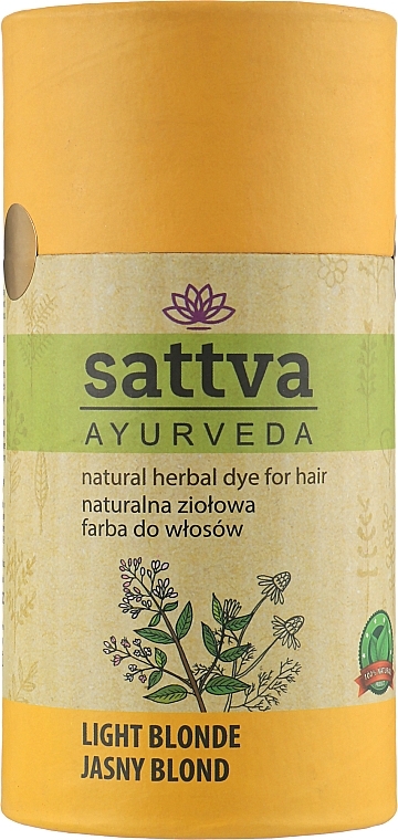РАСПРОДАЖА Краска для волос - Sattva Ayurveda Natural Herbal Dye For Hair * — фото N1