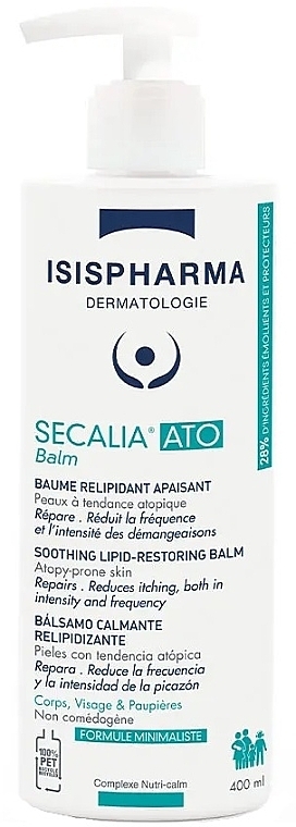 Бальзам для атопичной кожи - Isispharma Secalia ATO Balm Soothing Lipid-Restoring Balm — фото N2